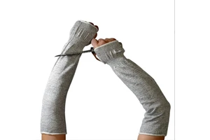 Cheap Anti-cutting Sleeves Protective HPPE 5 Level Anti Cut Resistance Arm Sleeves for Glass Processing