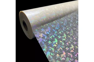 Holographic Rainbow Film For Lamination 3d Effect Glossy Self Adhesive Film Cold Laminating