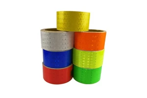 PVC Material High Intensity Prismatic Reflective Sheeting Tape Weather Resistant for Truck and Road Safety