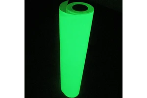 Emergency PVC Self-Adhesive Glow-in-Dark Photoluminescent Printable Vinyl Film Reflective Safety Warning Signs