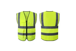 Factory Price Reflective Safety Clothing Traffic Security Construction High Visibility ANSI Certified Logo 100% Polyester