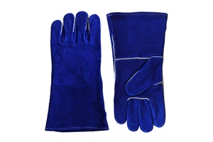 Cow Split Leather Welder Gloves with Reinforced One Piece Back Welding Gloves kevlar Sewing Welder Full Lined Welding Gloves