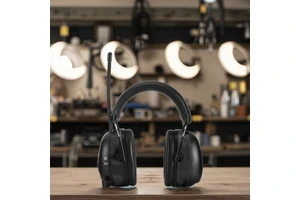 Best Electronic Hearing Protection Earmuffs Bluetooth 5.4 Noise-Canceling Foldable Design Rechargeable ABS Material NRR 25dB