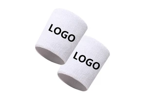 Custom Logo Sports Wrist Guard Soft Cotton Towel for Basketball Fitness Anti-Sprain Protective Cover Wristband Sleeve