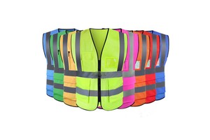 China Reflective Safety Clothing Manufactory OEM LOGO CE Security Jacket Factory Yellow Warning Vest