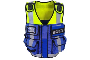 Safety High Visibility Reflective Work Vest for Men Women Customized Color Logo Multifunctional Pocket 100% Guard Uniform