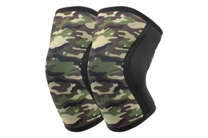 Neoprene 7mm Stiff Knee Sleeves for Weightlifting and Fitness Logo Customizable Protective Gear with Low MOQ