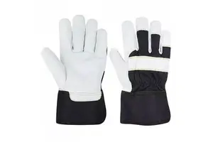 Construction Work Gloves for Welding Durable Anti-Slip Nylon Material with Elastic Wrist Customizable Sizes & Colors
