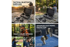 OEM ODM NRR 26dB Wireless Earbuds Active Noise Cancelling Bluetooth Earphones Pocket Size Hearing Protection Earbuds