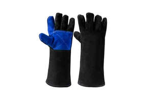 Factory-Produced Tig Welding Gloves Red Heat Resistant Cowhide Breathable Cotton Liner Molten Metal Splash Test Type B