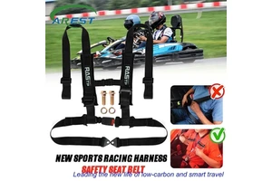 RASTP car modification 2-inch four-point go-kart racing seat belt quick-release seat safety shoulder strap set