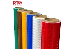 48INCHx150FT Conspicuity High Intensity Grade Reflective Material Vinyl Micro Prismatic Reflective Sheeting Vinyl Roll for Sign