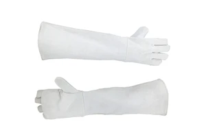 Long-Handed Tig Welding Gloves From Pakistan Heat & Anti-Cut Resistant Leather Safety Gloves for Welder Workers