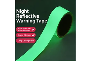 Wholesale Custom Printed Photoluminescent Film Glow In The Dark Tape Safety Reflective Sign Identifying Indications