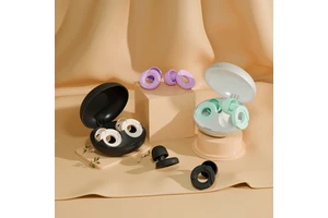 Custom Foldable Reusable Silicone Sleep Earplugs with Noise Reduction & Hearing Protection for Festivals & Quiet