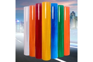 Customized High Intensity Grade Retro-Reflective Sheeting Film Conspicuous Micro Prism Material for Signage Reflective Vinyl