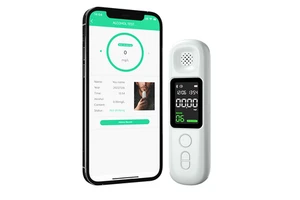 Smart Portable Breath Alcohol Tester Monitor Alcohol Breathalyzer Alcohol Checker with Bluetooths Mobile APP