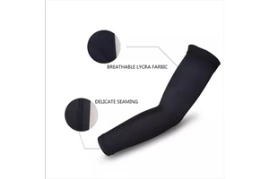 Custom Men Gym Arm Protective Cool Arm Sleeve Sun Protection Basketball Adults Arm Sleeves