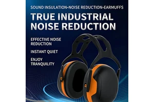 Hearing Protection Headphones with Ear Muffs and Adjustable Headband No Noise Cancellation