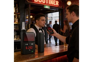 2026 China Supplier Breathalyzer Home And Car Use High-Precision Quick Screening Detector Smart Alcohol Tester Breathalyser