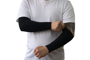 Custom Unisex Outdoor Gym Running Elbow Protective Compression Basketball Volleyball Football Sport UV Sun Cycling Arm Sleeve