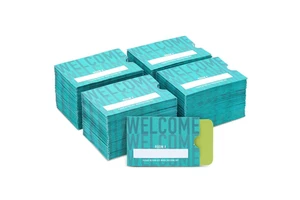 Custom Key Sleeve for Residents, Room Card Envelope for Motel, Business,Hotel Key Card Holders 2.4x3.5 in