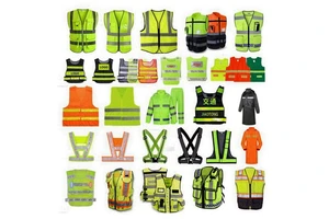 Disposable Clothing Cargo Shorts Men Half Pants Reflective Fashion Shirts Hi Vis Winter Jacket Safety Vest Two Tone