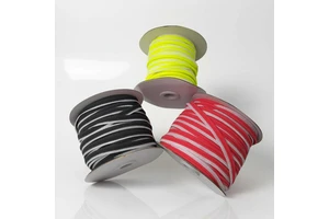 High Visibility Reflecting Piping Customized Size Reflective Material for Shoes, Garments