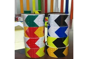 Xuri Reflective Tape Strong Reflexes Tape Polyester Reflective Caution Tape Reflective Grid Tape Heat Transfer Reflective Film