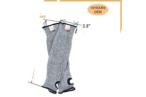 Grade 5 Cut-Resistant Gloves Sleeve Armguard Wear-Resistant Breathable Elbow Wrist Guard Elastic Wristlet Gloves