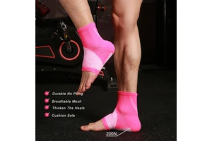 Custom logo Sport Protection Arch Support High Elastic Durable Compression Ankle Sleeve