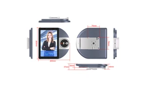 Wall Mounted Riconoscimento Facciale Check In Alcohol Tester Good Job Alcohol Test Breathalyzer Face Recognition Access Control