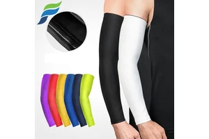 YETFUL UV Traditional Protection Breathable Sports Basketball Football Running Protective Baseball Arm Sleeves Compression