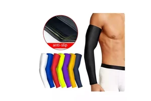 Custom UV Polyester Unisex Adult Baseball Fishing Cycling Sun Protection Compression Breathable Durable Lightweight Arm Sleeves