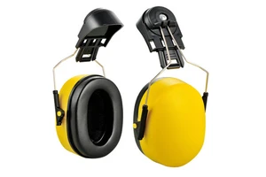Two Piece ABS Anti-Drum Noise Reduction Earmuffs with SNR 24 EN352-1 Certification Foldable Design Safety Features