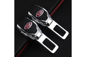 Universal Zinc Alloy Car Seat Belt Extender Plug Clip Buckle Car Safety Buckle with All Car logo