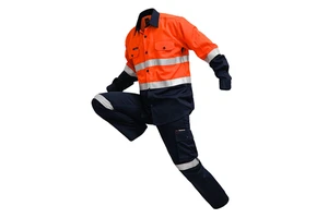 Safety Working Suit Manufacturer Workwear Factory Safety Long Sleeves Working Clothes Reflective Tapes Safety Coveralls