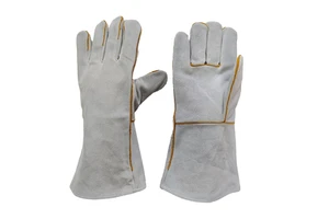 High Quality Cowhide Welding Gloves Heavy-duty High-Grip Anti-Slip 1.2-1.5mm Thick Silicone-free Powder-free Open Cuff