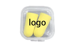 Travel Sleep Noise Prevention Custom Pu Foam Earplugs Outdoor Hunting Sponge Hearing Protector Noise Reduction Earplugs