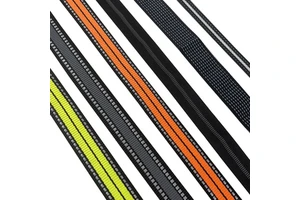 Colorful Nylon Reflective Webbing PET Reflective Material for Shoes Backpack Reflective Yarn Webbing