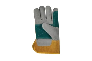 Custom 10.5'' Cow Split Leather Industrial Construction Safety Work Welding Gloves Anti-Cut Anti-Slip Fireproof Anti-Heat