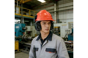 WHP802 Hearing protection Noise Cancelling Safety Earmuffs 30dB NRR Helmet Interphone Communication with AUX/3.5 Audio Jack