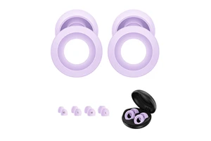 Custom Logo Silicone Shore 40A Hollowed Ear Plugs 4 Size Noise Reduction Hearing Protection Reusable Earplugs for Sleeping EN352