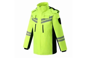 Winter Waterproof Breathable Reflective Safety Jacket Industrial Workwear Cotton Unisex for Traffic and Mining Uniform Clothing