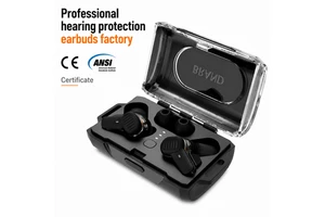 Hot Sale Electronic Bluetooth Portable Mini Size Ear Protection Nrr 30dB ANSI CE Sport Tactical Earbuds Earplug
