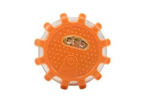 OEM ODM High Intensity Light Visibility Hazard Signal Magnetic LED Road Flare Kit Safety Puck