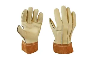 Premium Cowhide Grain Split Leather Tig Welding Gloves Anti Heat Spark Industrial Hand Protection Work Safety Usage