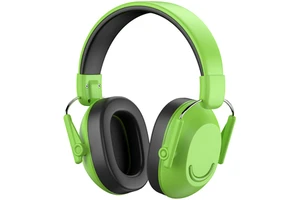 OEM Protective Helmet with Hearing Protection Child Headband Headphones SNR 30dB Green Color Earmuffs for Autism Kids
