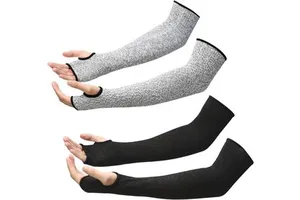 Cut Resistant Arm Sleeves Protectors for Thin Skin and Bruising Level 5 Arm Protective Sleeves for Men Women