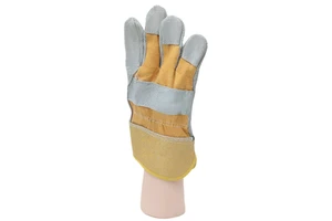 GUANSHOU Heat-resistant Welding Gloves with Leather & Cotton Liner Full Thumb Design for MIG/TIG/Stick Welding Cutting Polishing